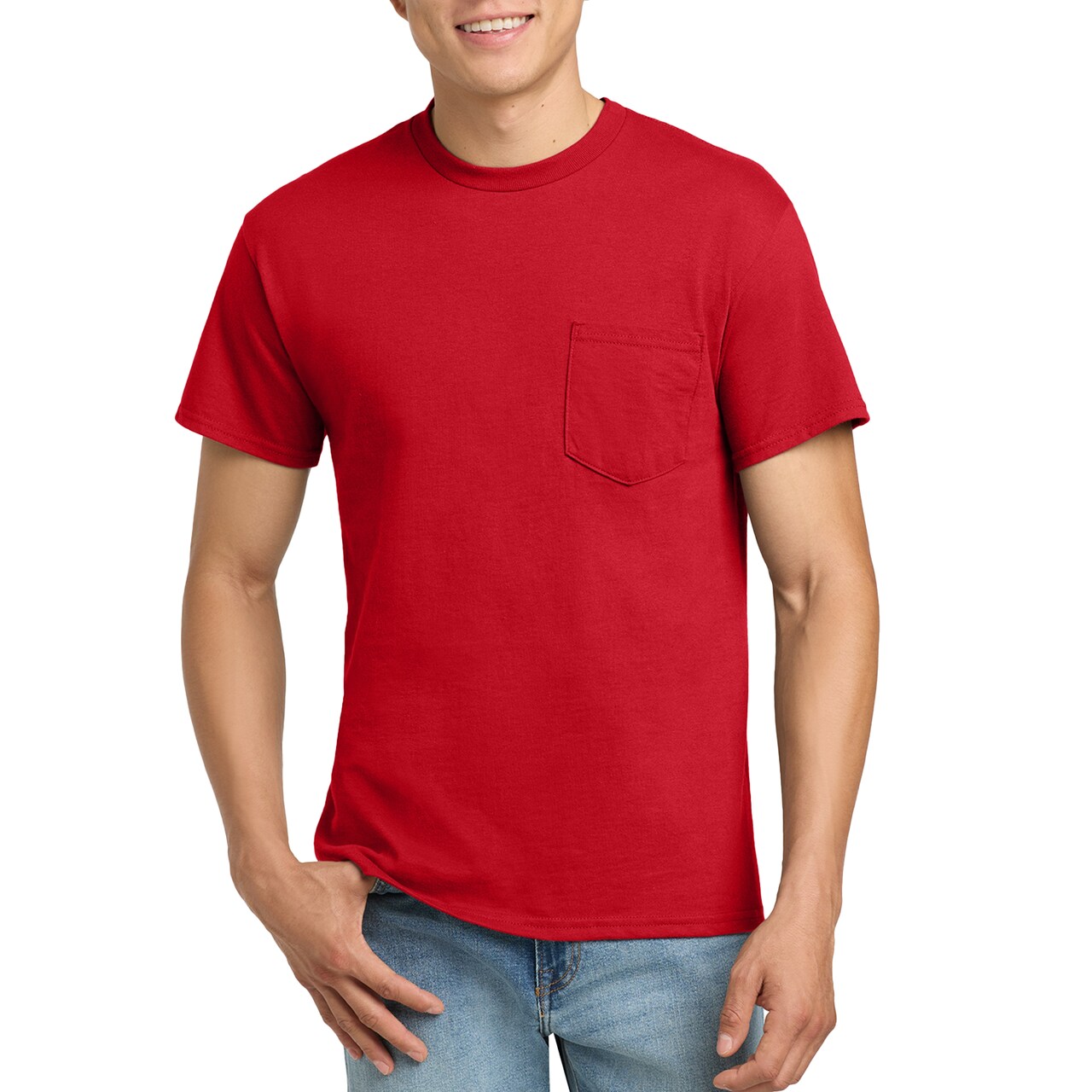 Gildan Ultra Cotton Pocket T-Shirt, Blank Tees for Cricut & Crafting